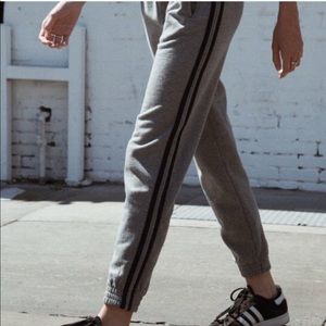brandy melville striped sweatpants